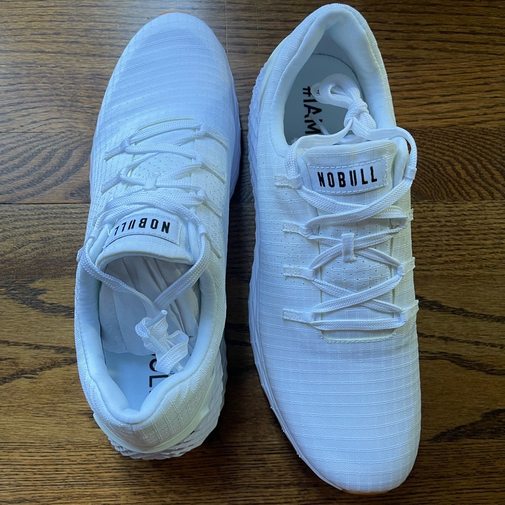 Nobull White Ripstop Runner Men’s US 10